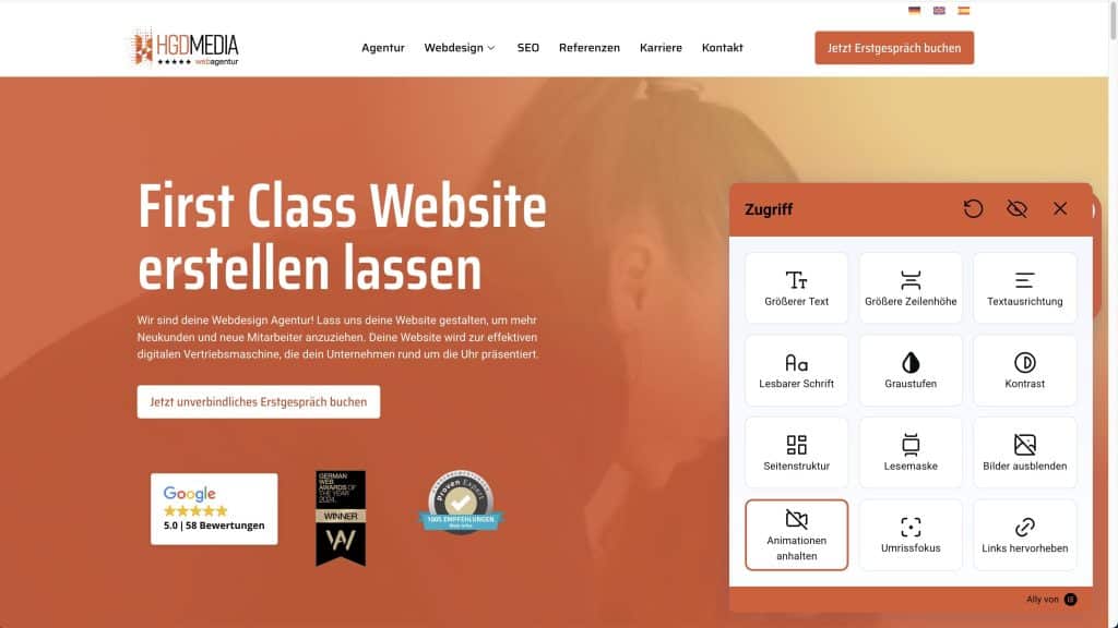 Accessible Web Design Dubai 4 HGD Media GmbH Barrierefreie Website
