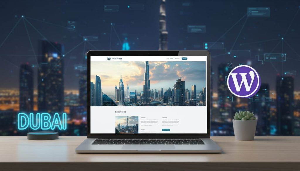 HGD Media GmbH freepik create an image that includes dubai and wordpress 7142